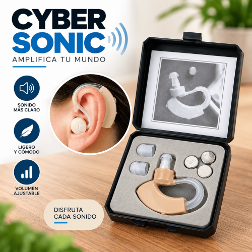 Amplificador auditivo tipo detrás de la oreja con estuche, puntas de repuesto y baterías incluidas. Diseño ligero y práctico. Disponible por mayoreo. Amplificador auditivo tipo detrás de la oreja con estuche, puntas de repuesto y baterías incluidas. Diseño ligero y práctico. Disponible por mayoreo.