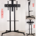 Soporte móvil para pantalla de 32 a 75 pulgadas con ruedas, altura ajustable y base metálica resistente, Mayoreo 17651-1 