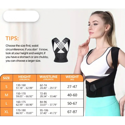 Corrector de postura ajustable unisex con soporte lumbar y banda elástica cruzada – chaleco ergonómico para espalda y hombros que ayuda a mejorar la alineación corporal, aliviar el dolor y mantener una postura recta, Mayoreo ks-06 Corrector de postura ajustable unisex con soporte lumbar y banda elástica cruzada – chaleco ergonómico para espalda y hombros que ayuda a mejorar la alineación corporal, aliviar el dolor y mantener una postura recta, Mayoreo ks-06
