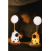 Lámpara de mesa LED diseño de capibara con luz cálida y fría, recargable y decorativa para dormitorio o escritorio, mayoreo 0657 