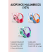 Audífonos inalámbricos Bluetooth LY274 con diseño de orejas de gato LED, diadema ajustable y plegable, entrada micro SD, cable AUX y batería de larga duración, Mayoreo LY274