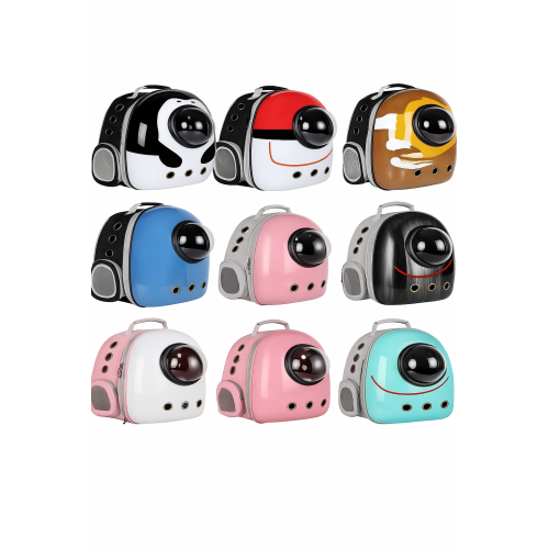 Mochila Transportadora Espacial para Mascotas con Ventana Burbuja, Bolsa Portátil para Gatos y Perros Pequeños con Ventilación Segura y Diseño Ergonómico, Ideal para Viajes, Paseos y Veterinario, Colores Variados42*30*25cm, Mayoreo BAG54