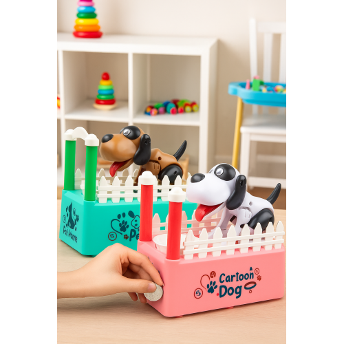 Alcancía infantil automática con perrito, juguete interactivo para niños que mueve la cabeza al recibir monedas, alcancía creativa y divertida ideal para fomentar el ahorro, Mayoreo ATM42