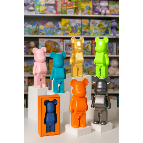 Alcancía decorativa Lucky Bear de gran tamaño en varios colores, figura coleccionable de oso moderno estilo urbano, alcancía creativa para niños y adultos ideal para ahorro y decoración, Mayoreo ATM72