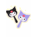Espejo de mano portátil con diseño kawaii de orejas de gato y personaje animado, accesorio ligero y resistente ideal para maquillaje, retoques y uso diario, Mayoreo 4982