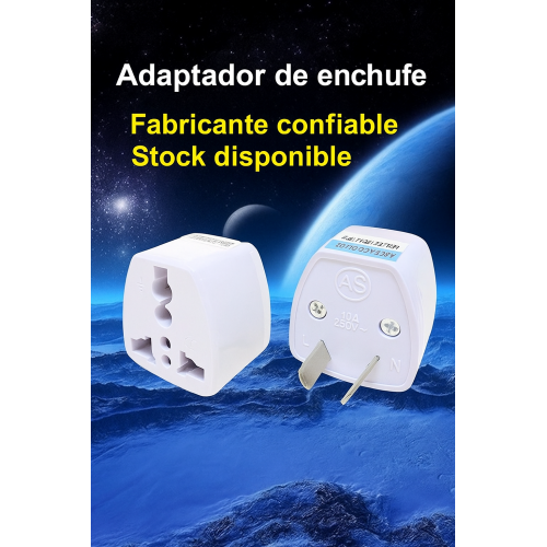 Adaptador de enchufe universal a estándar australiano AU, conversor de viaje 250V 10A, compatible con múltiples dispositivos eléctricos y electrónicos, Mayoreo ZJT-8100