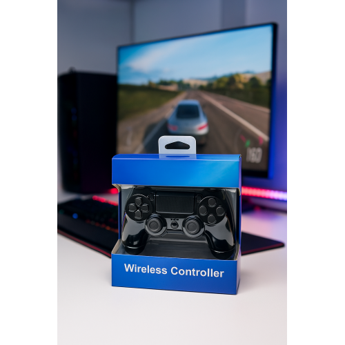 Control inalámbrico Double Shock 4 compatible con PS4, PS3, PC y Android, diseño ergonómico con vibración dual, batería recargable y sensor de movimiento, Mayoreo TO-1514