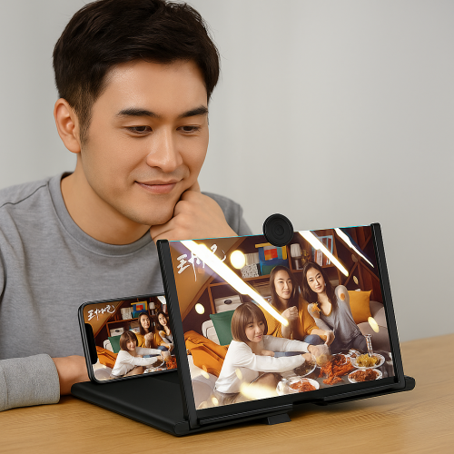 Amplificador de pantalla plegable para celular, aumenta la imagen hasta 3 veces para disfrutar de películas, series y videos con mayor comodidad, Mayoreo XZ-6180