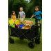 Carrito plegable de carga con ruedas todoterreno y manija ajustable, ideal para camping, playa, jardín, picnic, transporte de equipo y compras, estructura resistente de acero y tela Oxford reforzada, Mayoreo 25JUL21-