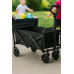 Carrito plegable de carga con ruedas todoterreno y manija ajustable, ideal para camping, playa, jardín, picnic, transporte de equipo y compras, estructura resistente de acero y tela Oxford reforzada, Mayoreo 25JUL21-