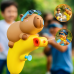 Pistola de agua infantil recargable en forma de capibara con diseño de plátano, juguete de verano para niños y niñas, chorro potente, sin fugas, material seguro y divertido para playa, jardín o piscina, Mayoreo 25AGOS30