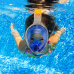 Máscara de snorkel de cara completa con tubo respirador, diseño antivaho y antifugas para buceo y natación, visor panorámico 180° con entrada de aire superior, Mayoreo 001 3D