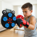 Panel de boxeo interactivo infantil con luces LED y música, tablero electrónico con diseño de rana para entrenamiento de reflejos, coordinación y diversión, juguete educativo deportivo para niños con sensores de golpe, Mayoreo STC-24