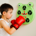 Panel de boxeo interactivo infantil con luces LED y música, tablero electrónico con diseño de rana para entrenamiento de reflejos, coordinación y diversión, juguete educativo deportivo para niños con sensores de golpe, Mayoreo STC-24