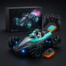 Carro acrobático todoterreno S662 con control remoto, luces LED y modo drift 360° auto recargable con doble control, diseño futurista, tracción en 4 ruedas y batería USB, ideal para niños, adolescentes y amantes de los autos RC, Mayoreo S662