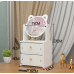tocador con espejo, organizador de maquillaje, joyero con espejo, espejo orejas de gato, tocador infantil, organizador con cajones, tocador de escritorio, caja para cosméticos, espejo con cajonera, tocador, Mayoreo YZ25011903 