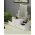 Tocador Organizador de Maquillaje con Espejo Vertical y Cajones – Ideal para Cosméticos, Perfumes y Accesorios, mayoreo LH-24816