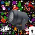 Proyector LED de luces navideñas con diseños decorativos, lámpara de proyección para interiores y exteriores, ideal para fiestas, Navidad, Halloween y celebraciones especiales, Mayoreo ZE-1529 