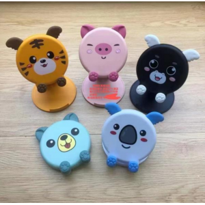 Soporte de celular con diseño animales ajustable para escritorio – ideal para ver videos o videollamadas, mayoreo 81206