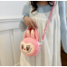 bolsita de peluche infantil de labubu, bandolera suave para niñas, ideal para regalo o paseo, mayoreo 0739