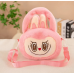 bolsita de peluche infantil de labubu, bandolera suave para niñas, ideal para regalo o paseo, mayoreo 0739