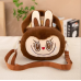 bolsita de peluche infantil de labubu, bandolera suave para niñas, ideal para regalo o paseo, mayoreo 0739