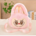 bolsita de peluche infantil de labubu, bandolera suave para niñas, ideal para regalo o paseo, mayoreo 0739