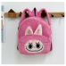 Mochila de felpa infantil con diseño de labubu, suave y ligera, colores surtidos para niña, mayoreo 0740 