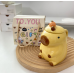 Taza de cerámica Kapibara con tapa y caja de regalo, diseño 3D lindo y original, ideal para café o té, mayoreo 0701