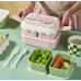 Lonchera Infantil de Doble Nivel con Diseño de Frutas, Hermética y Apilable para Escuela o Picnic, Mayoreo APTD-119