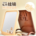 Espejo Capybara con colgador para toalla, diseño tierno y funcional, ideal para baño o tocador, mayoreo 0775