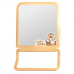 Espejo Capybara con colgador para toalla, diseño tierno y funcional, ideal para baño o tocador, mayoreo 0775