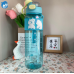 Botella deportiva de agua 800 ml con diseño de capybara, tapa a presión y correa, ideal para niños, adultos y uso diario, Mayoreo 6115