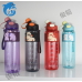 Botella deportiva de agua 800 ml con diseño de capybara, tapa a presión y correa, ideal para niños, adultos y uso diario, Mayoreo 6115