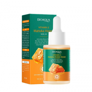 Suero facial Bioaqua con miel de manuka y vitamina E, hidratación densa y nutritiva para suavizar la piel, mejorar su elasticidad, aportar luminosidad natural y fortalecer la barrera cutánea, Mayoreo NO.BQY15914