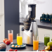 Extractor de Jugo Eléctrico Prensado en Frío de Alta Potencia, Slow Juicer Profesional con Filtro para Frutas y Verduras, deal para Jugos Naturales, Saludables y Nutritivos, Diseño Moderno y Silencioso, Mayoreo ZJZ44