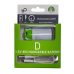 Batería Recargable Tipo D 1.5V con Puerto USB Tipo C – Litio de 12000mWh de Alta Capacidad, Recarga Rápida en 4 Horas, Hasta 1200 Ciclos de Uso, Ideal para Dispositivos Electrónicos, Linternas y Juguetes, Mayoreo DC55 