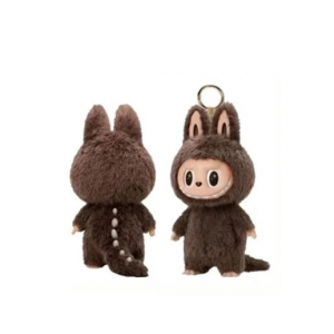 Llavero peluche estilo bosque “Fall in Wild Labubu”, diseño tierno con orejitas y cola, muñeco suave para bolso, mochila o llavero, accesorio kawaii para regalo y colección, Mayoreo W-FMRW8170