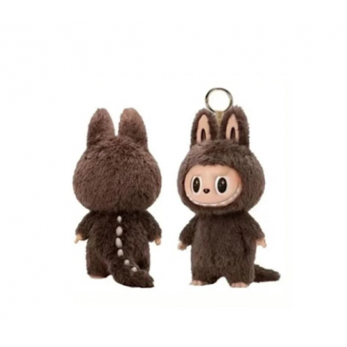 Llavero peluche estilo bosque “Fall in Wild Labubu”, diseño tierno con orejitas y cola, muñeco suave para bolso, mochila o llavero, accesorio kawaii para regalo y colección, Mayoreo W-FMRW8170