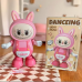 Muñeco interactivo bailarín con luces y música modelo Labubu, Juguete eléctrico a pilas que baila, canta y mueve los brazos, ideal para niños y regalo divertido, Mayoreo AD017373
