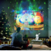 Proyector galaxia robot astronauta conejo con Bluetooth y control remoto, lámpara LED multicolor con música integrada y efectos de nebulosa, luz nocturna decorativa para habitación infantil o gamer, Mayoreo 2098