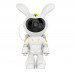 Proyector galaxia robot astronauta conejo con Bluetooth y control remoto, lámpara LED multicolor con música integrada y efectos de nebulosa, luz nocturna decorativa para habitación infantil o gamer, Mayoreo 2098