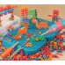 Maletín infantil temático de dinosaurio, unicornio y espacio, juego educativo creativo 2D/3D tipo DIY, caja portátil con piezas para ensamblar y desarrollar la imaginación de los niños, Mayoreo 2-H321-213
