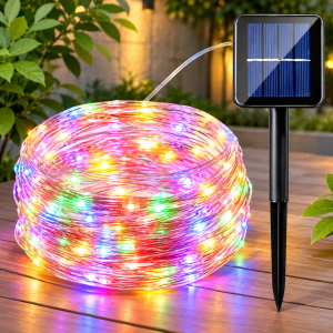 Serie de Luces LED Solares Multicolor para Jardín y Exterior por Mayoreo
