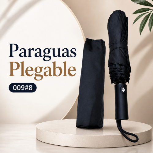 Paraguas compacto negro modelo #800. Ideal para uso diario y venta en temporada de lluvia. Venta por mayoreo Paraguas compacto negro modelo #800. Ideal para uso diario y venta en temporada de lluvia. Venta por mayoreo