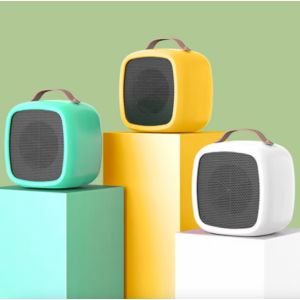 Calefactor eléctrico portátil con diseño moderno y colores decorativos, Mini calentador de aire de bajo consumo ideal para dormitorio, oficina, sala y espacios pequeños, mayoreo nfj-fx7