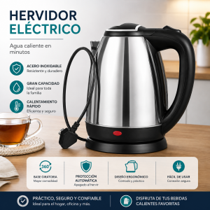 Hervidor Eléctrico de Acero Inoxidable por Mayoreo