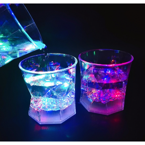 Vaso con luces led de 280ml BZ529