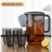 Jarra De Plástico Con Mezclador Cocina 2.2L,CON 4 VASOS BZ537