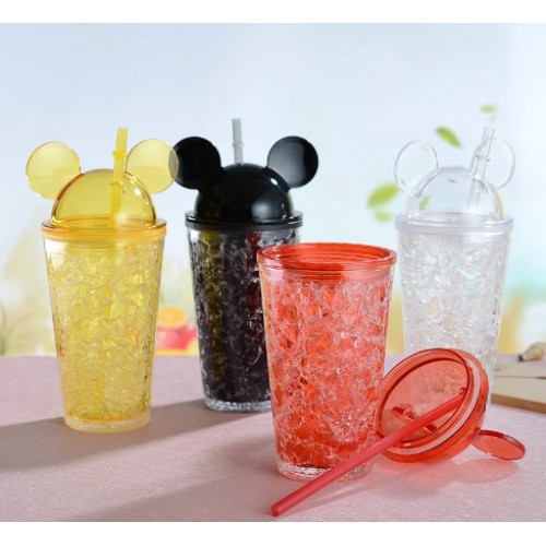 Vaso de acrilico con tapa  Mickey BZ718